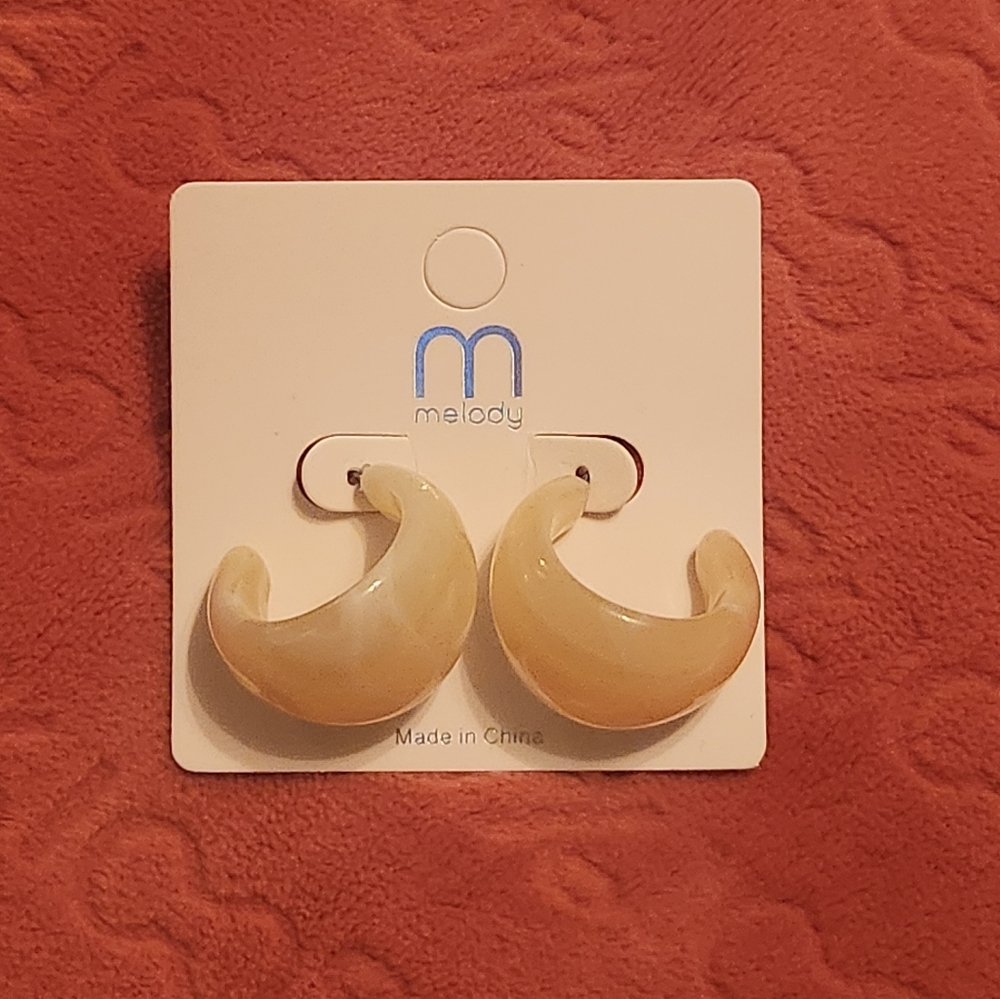 Melody Huggie Hoop Earrings NWT